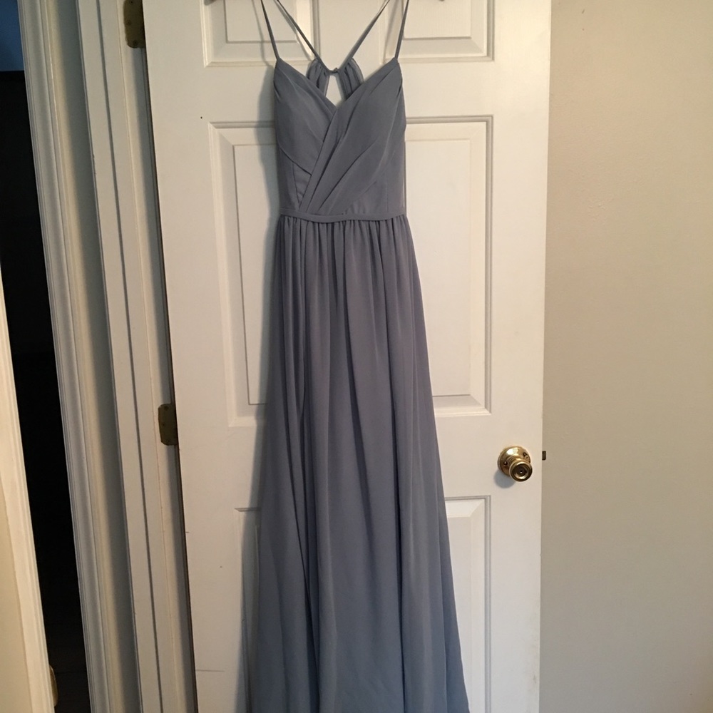 Azazie Dusty Blue Bridesmaids dress